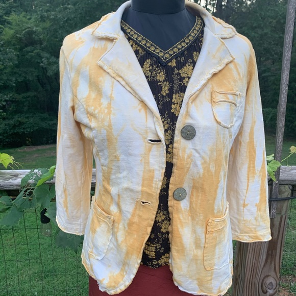 Shibori/Tie Dye Blazer - Picture 1 of 8